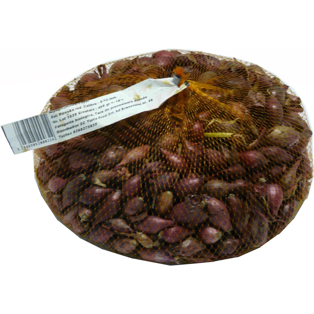 Arpagic rosu soi Piroska Red YURTA, 8-14 mm, ambalat in sac, 450 g