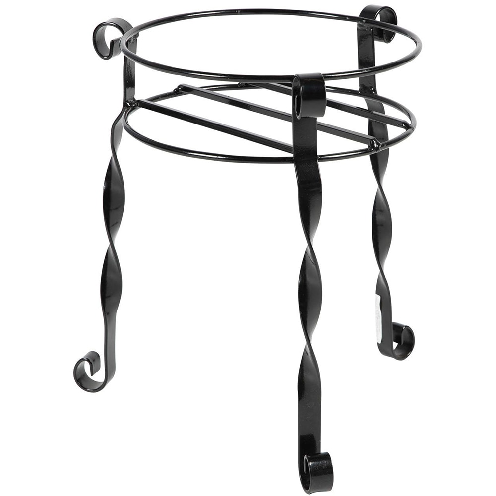 Stativ ghiveci, metal, 35 cm, negru