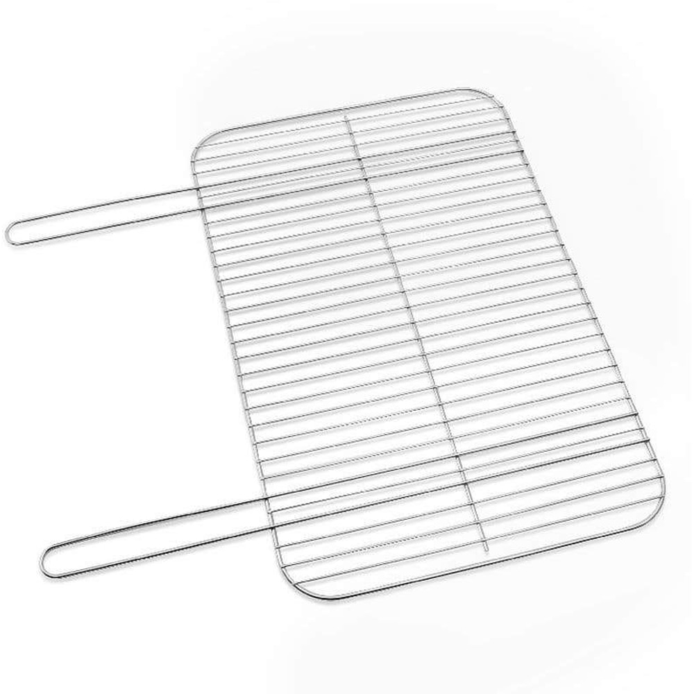 Grill pentru gratar BLOOMA, 60 x 40 cm, argintiu