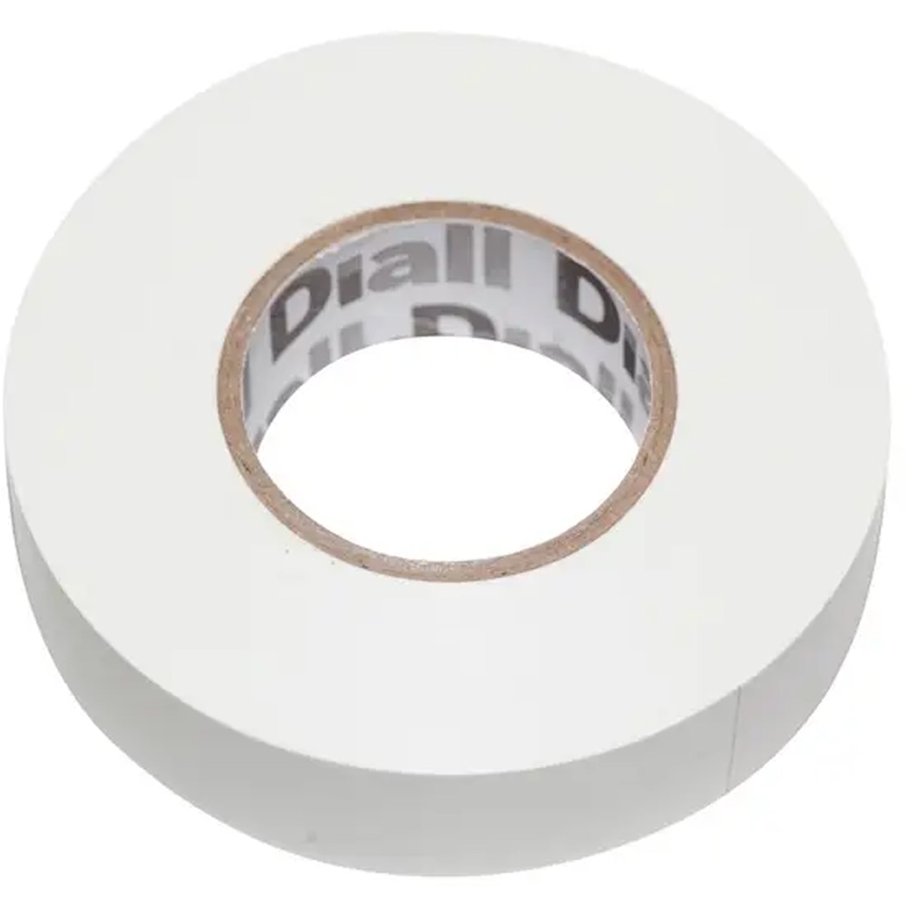 Banda izolatoare DIALL 100611181, 19 mm x 33 m, alb