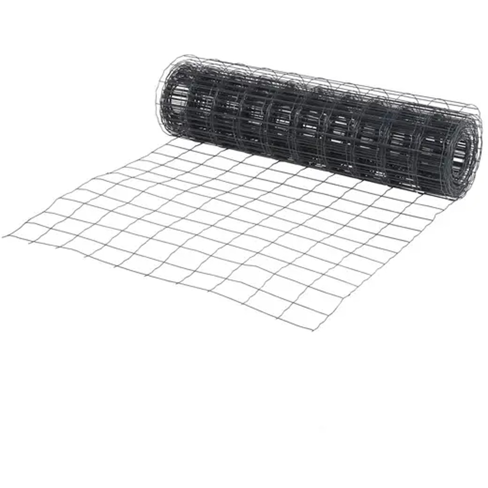 Rola plasa gard BLOOMA 100613075, 1x25 m, Ochi 75x100mm, gri