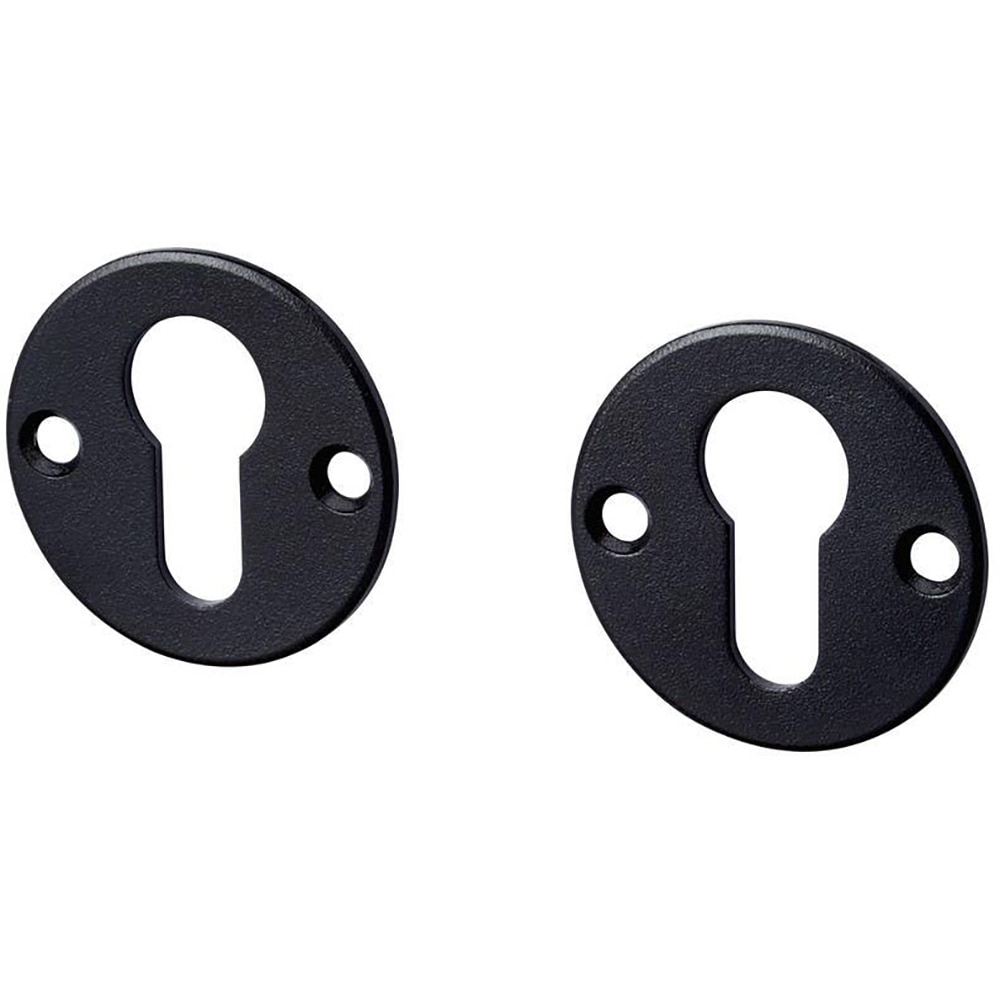 Rozeta COLOURS 100613817, aliaj de zinc, negru