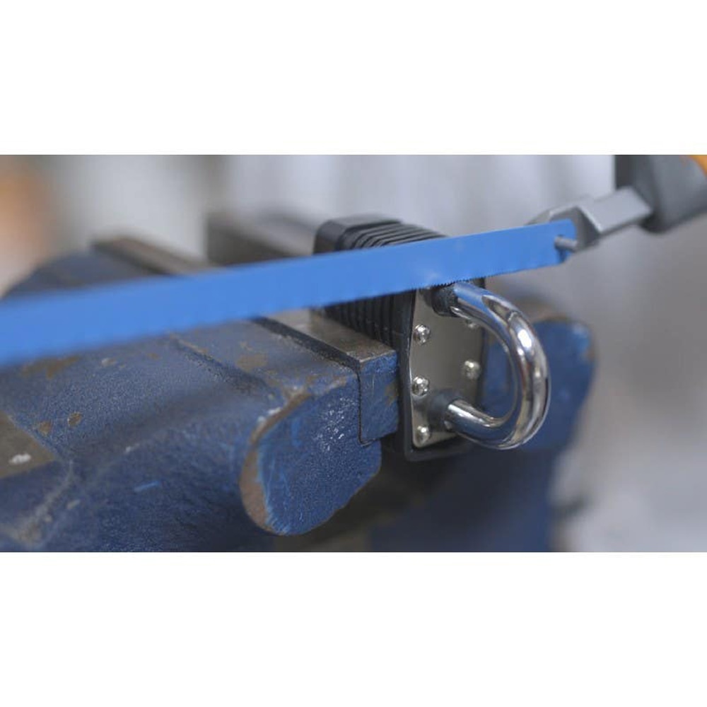 Lacat laminat SMITH AND LOCKE, otel, invelis PVC, 50mm, negru