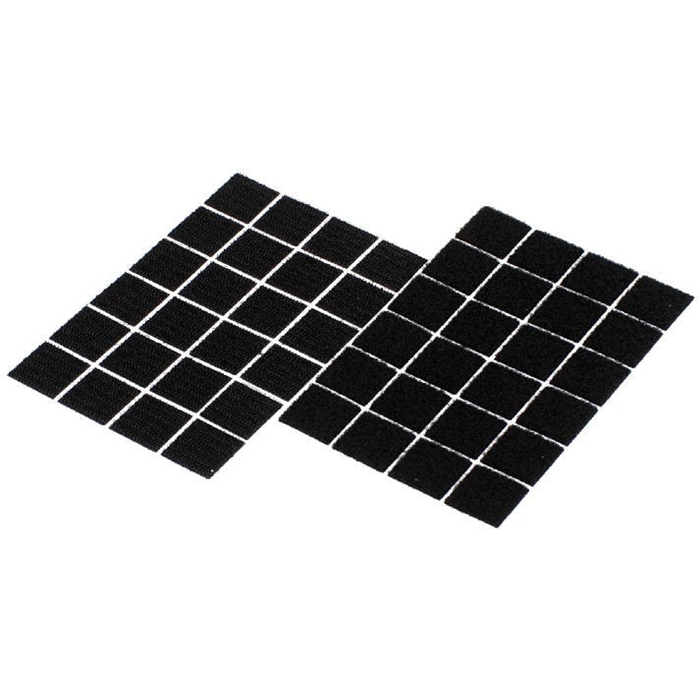 Banda cu scai DIALL 100614923, 25 x 25 mm, negru