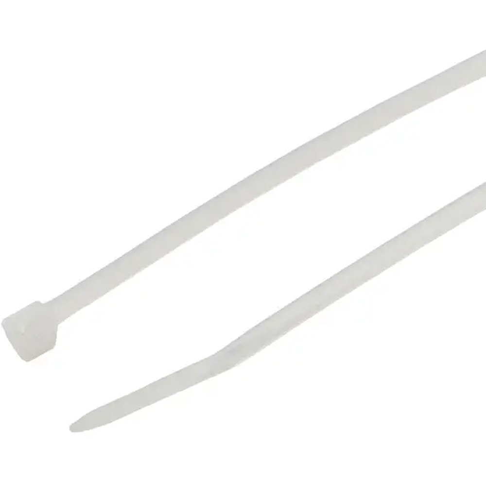 Colier  DIALL 100615255,  2.5 x 100 mm, 100buc, alb