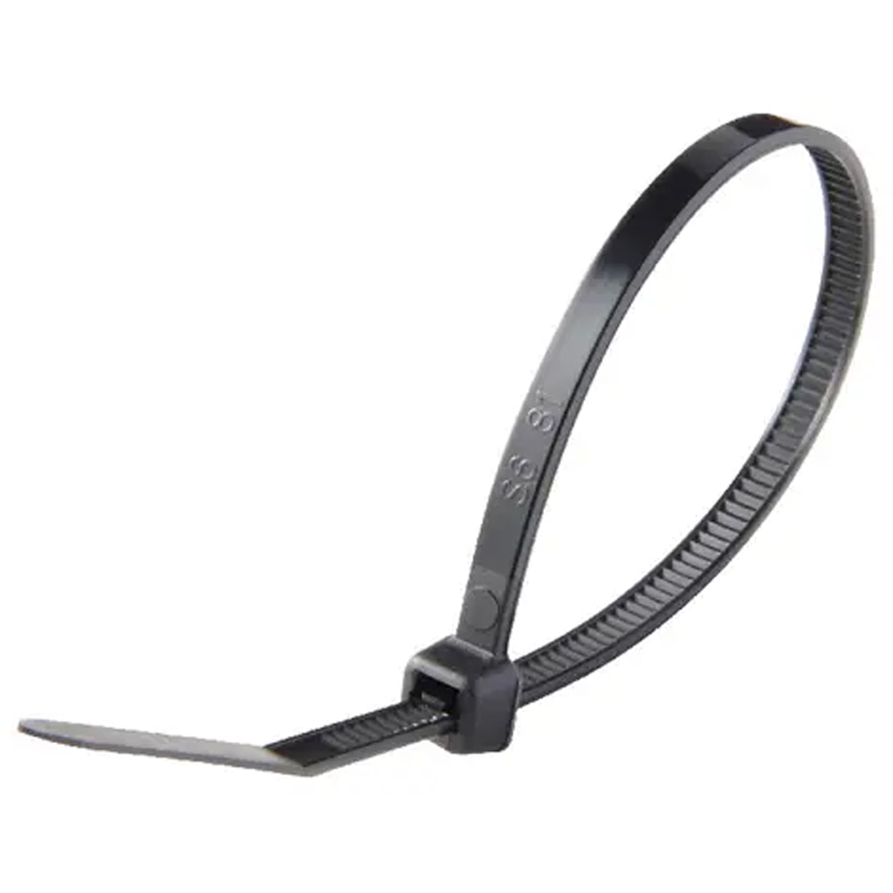 Colier  DIALL 100615256,  3.5 x 150 mm, 100buc, negru