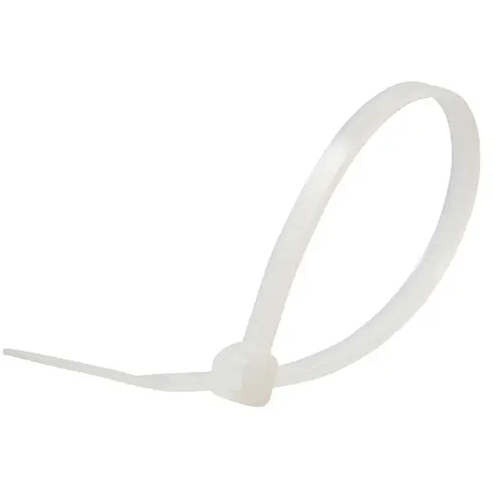 Colier  DIALL 100615257,  3.5 x 150 mm, 100buc, alb