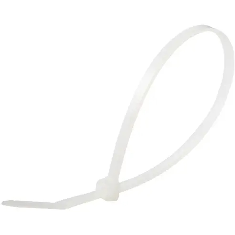 Colier  DIALL 100615259,  4.8 x 250 mm, 100buc, alb