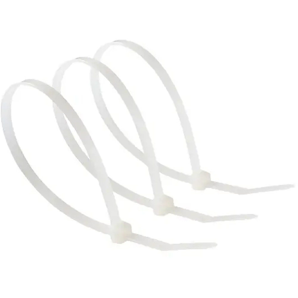 Colier  DIALL 100615259,  4.8 x 250 mm, 100buc, alb