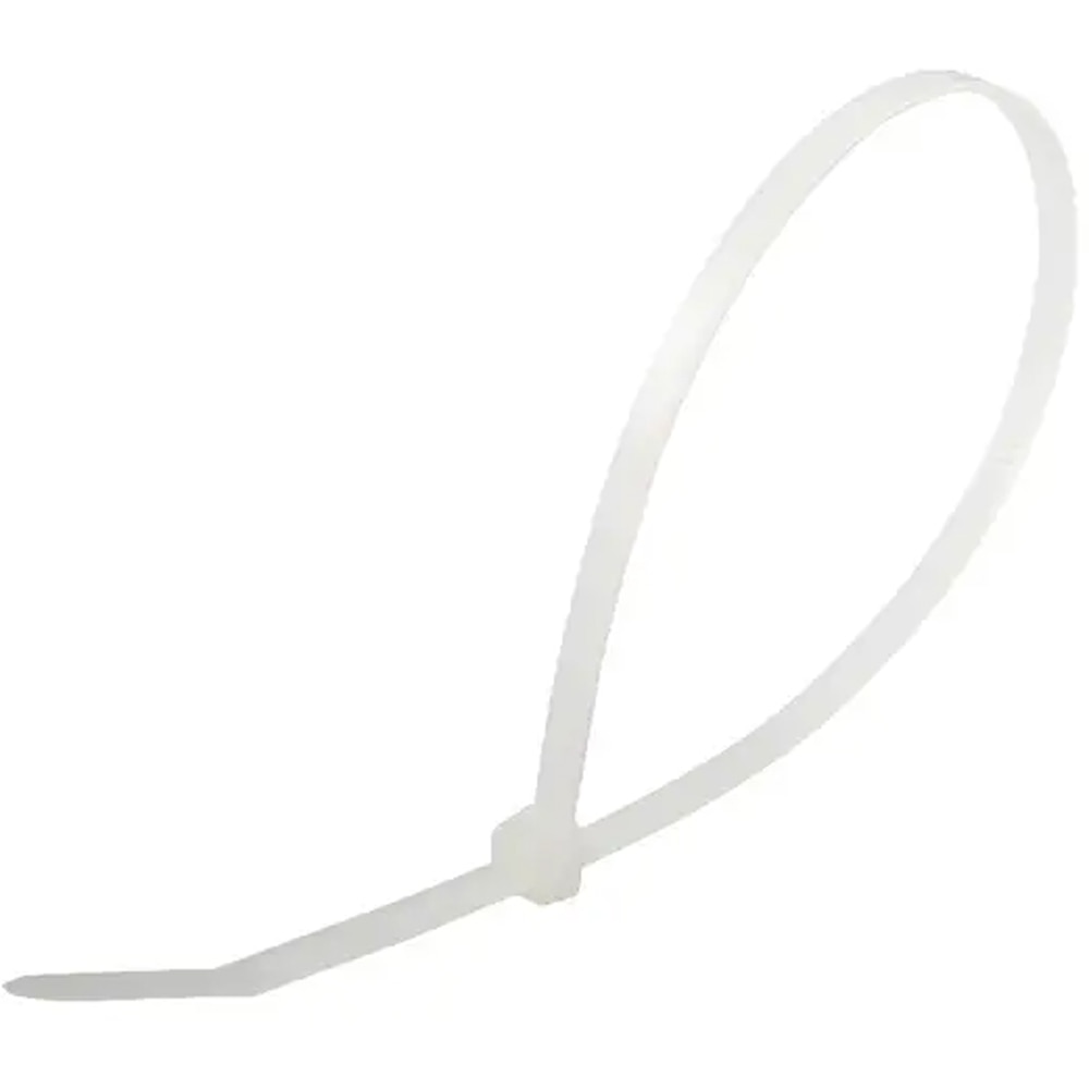 Colier  DIALL 100615261,  4.8 x 300 mm, 100buc, alb