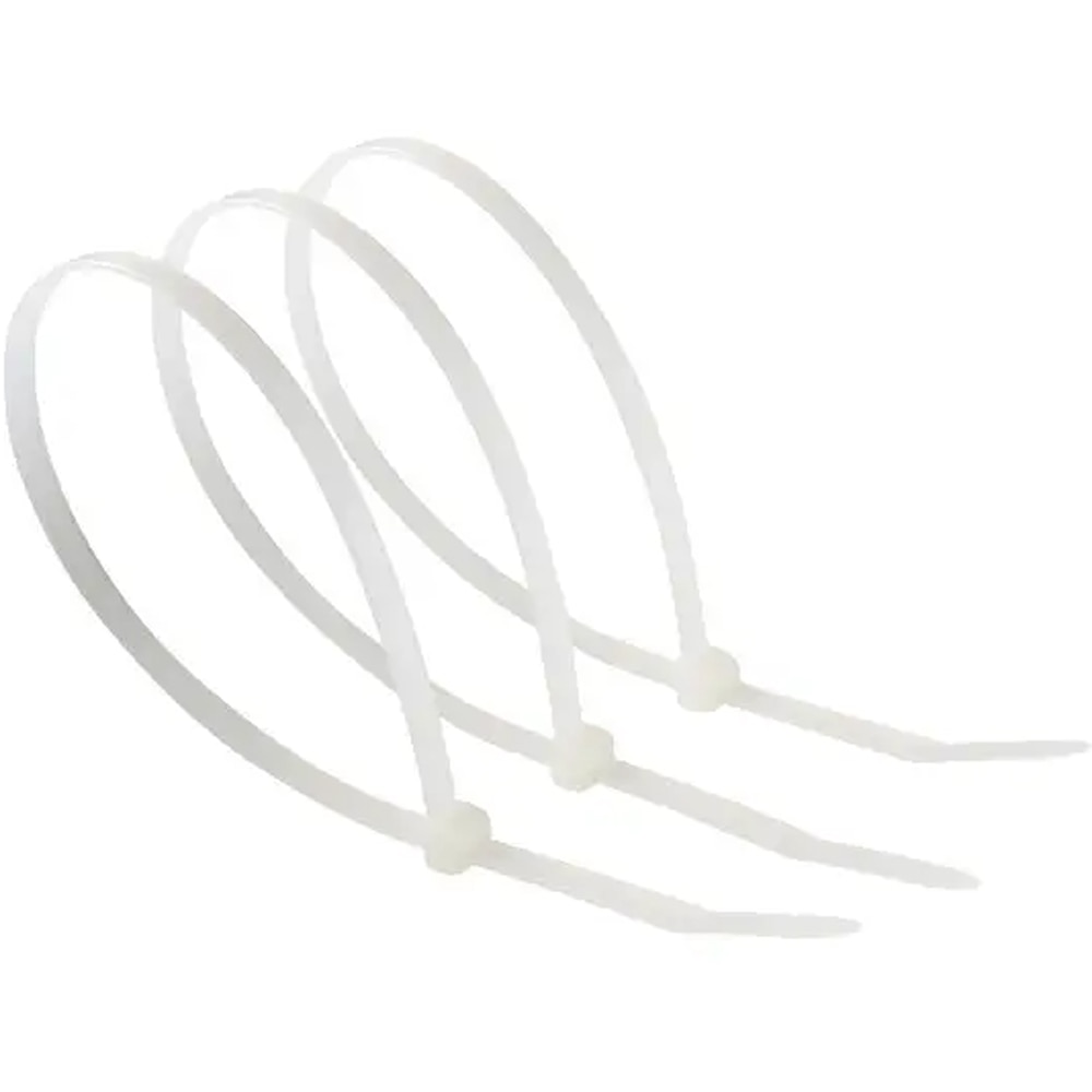 Colier  DIALL 100615261,  4.8 x 300 mm, 100buc, alb