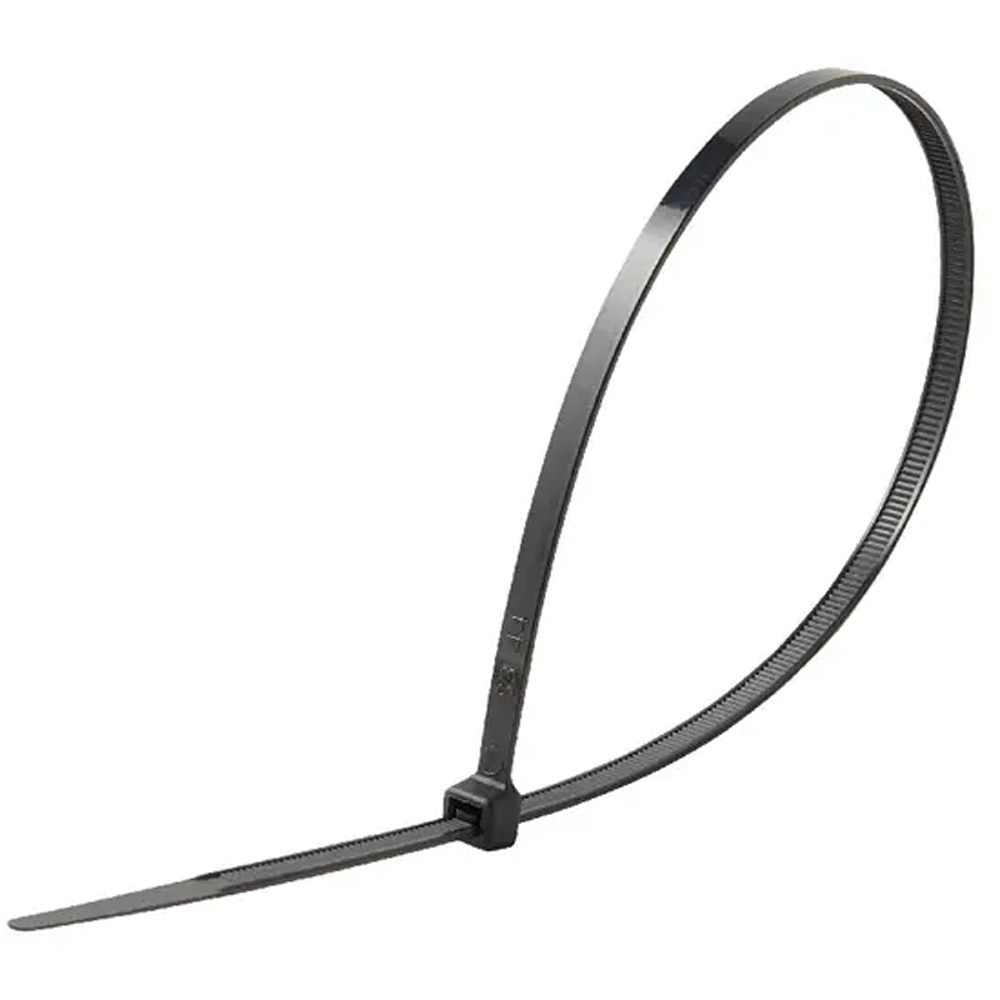 Colier  DIALL 100615262,  4.8 x 350 mm, 50buc, negru