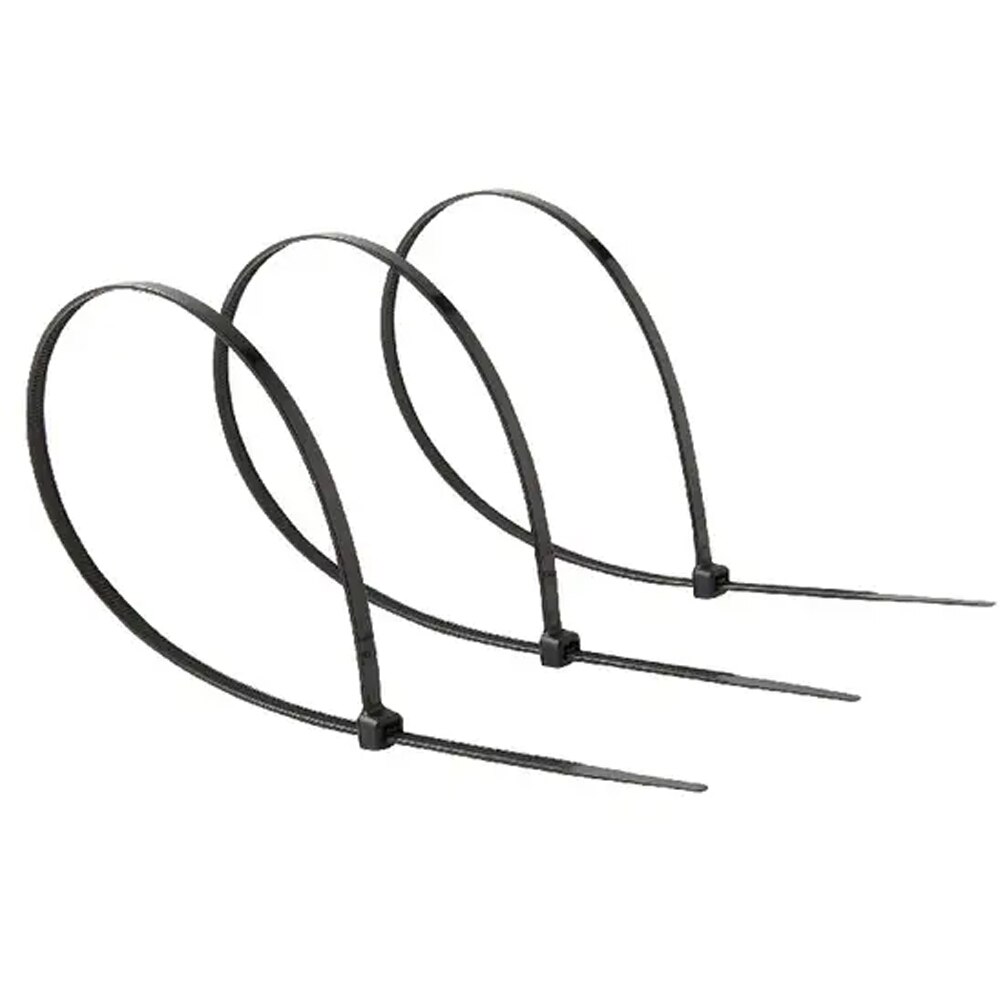 Colier  DIALL 100615262,  4.8 x 350 mm, 50buc, negru