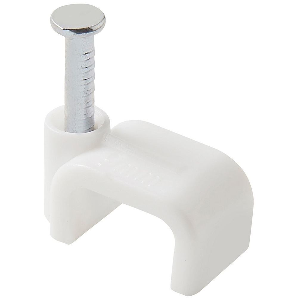 Clips cablu Diall XP, diametru 9 mm, alb, 100 buc