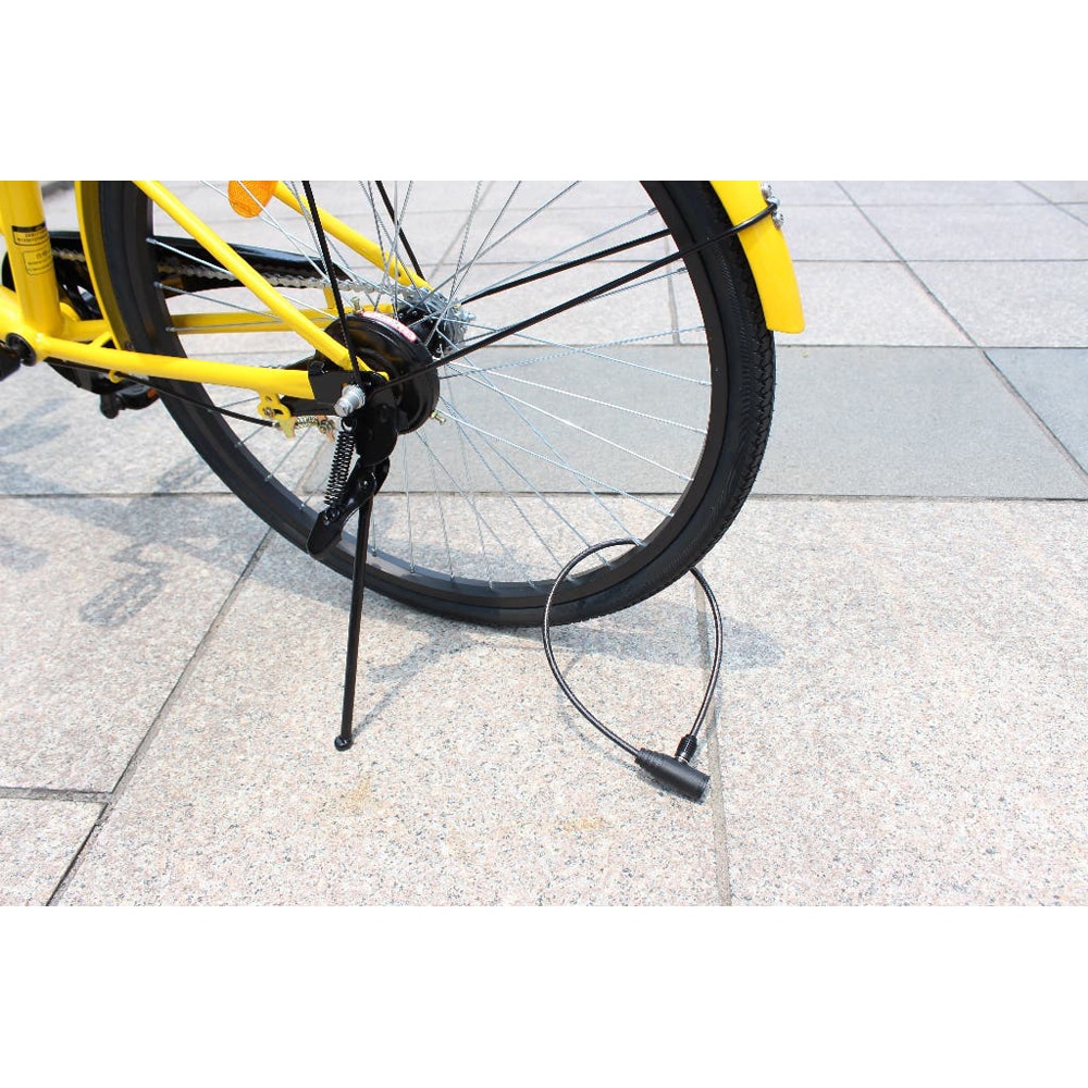 Antifurt otel bicicleta SMITH AND LOCKE, invelis PVC, 6 x 550mm, 2 chei