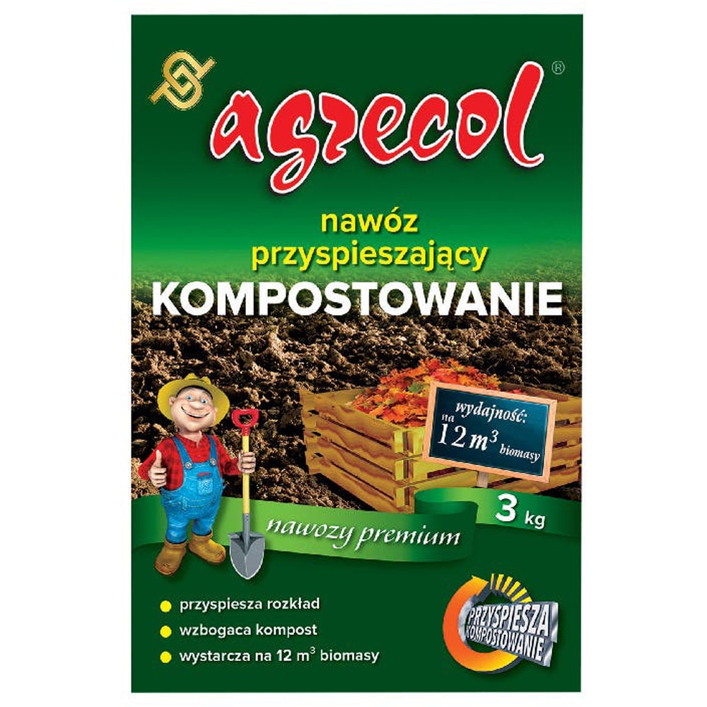 Accelerator compost Agrecol, ingrasamant pentru compostare, 3 kg