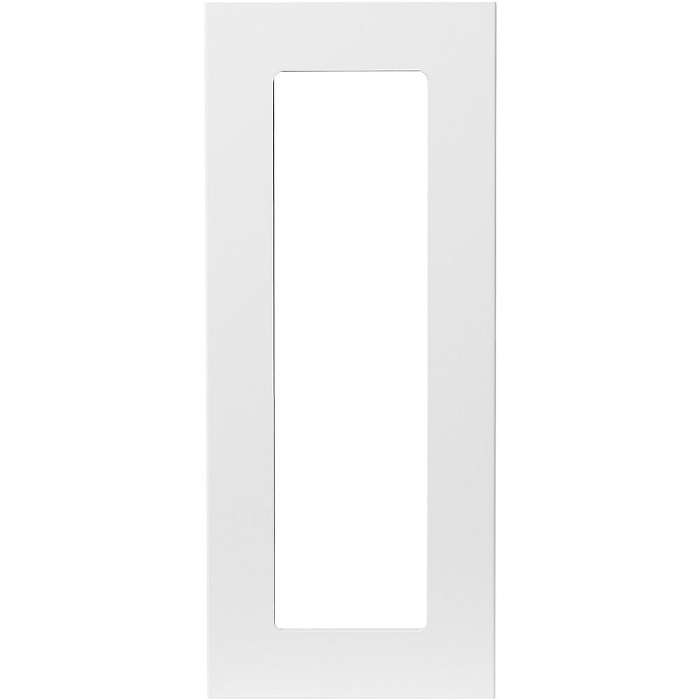Front usa sticla GOODHOME Stevia, MDF&Sticla, 29.7 x 71.5 x 1.8 cm, alb 