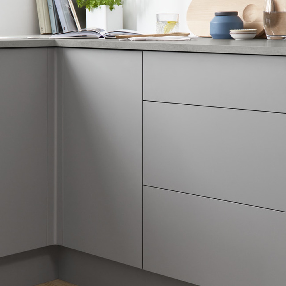 Front usa GOODHOME Balsamita, PAL, 29.7 x 71.5 x 1.6 cm, gri mat