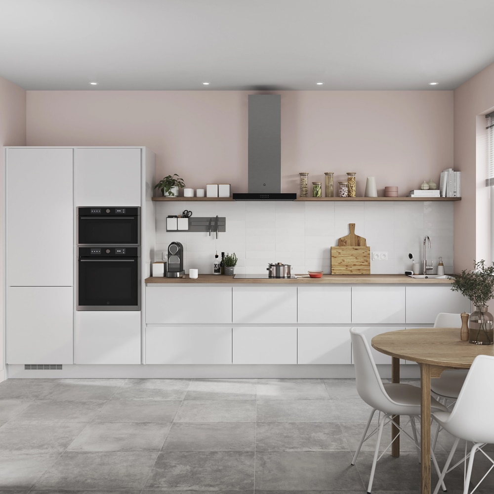 Front usa GOODHOME Stevia, MDF, 79.7 x 35.6 x 1.8 cm, alb