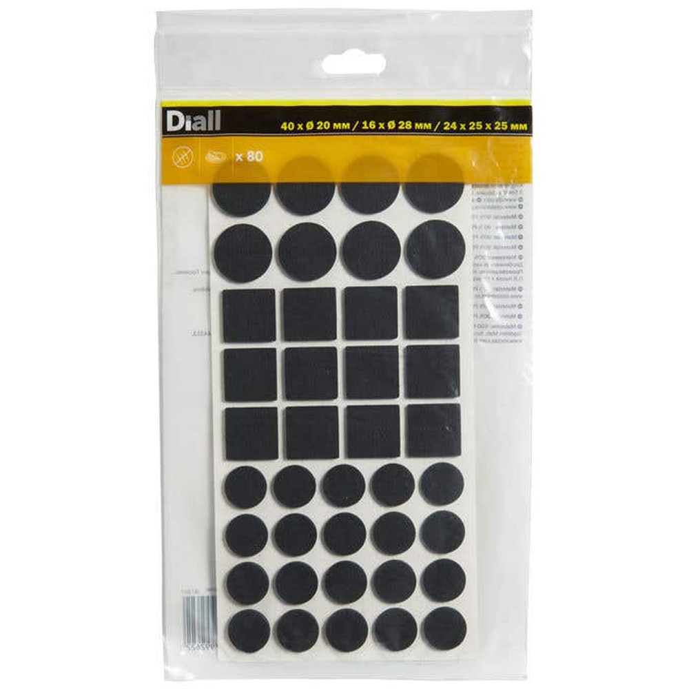 Protectii podea pentru scaune si mobilier DIALL, adezive, 80buc