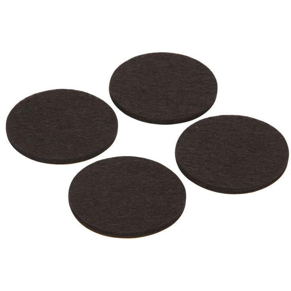 Protectii podea pentru scaune si mobilier DIALL, adezive, 50mm, negru, 4buc