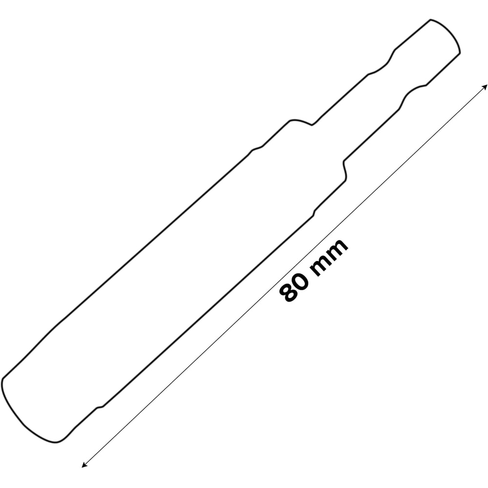 Ghidaj surub ERBAUER, 80mm, aluminiu