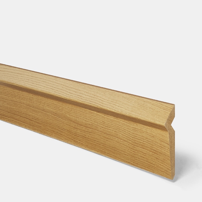 Cornisa GOODHOME Verbena, MDF, 240 x 7.5 cm, maro