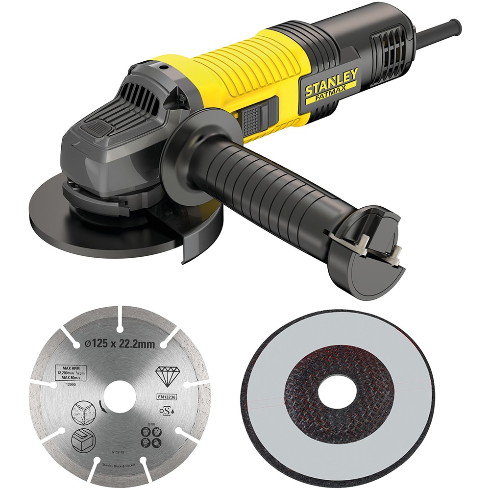 Polizor unghiular STANLEY SFM FMEG220-QS, 850W, 125mm, 12000rpm