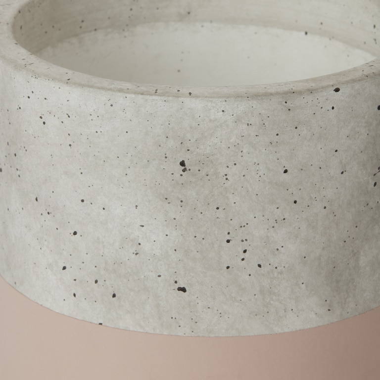 Ghiveci din beton, multicolor, forma rotunda, 14.1 cm diametru  GoodHome