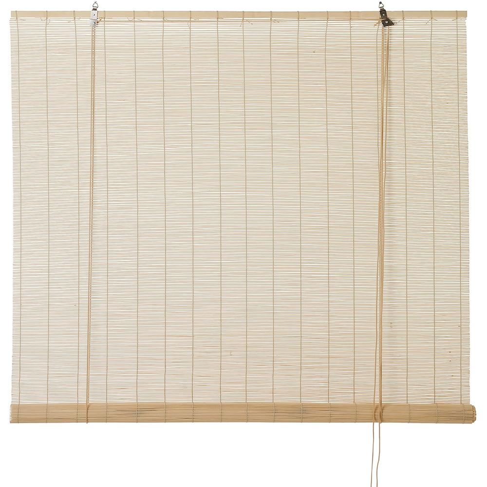 Jaluzea tip rulou cu aspect natural COLOURS, 120 x 180 cm, bambus, maro