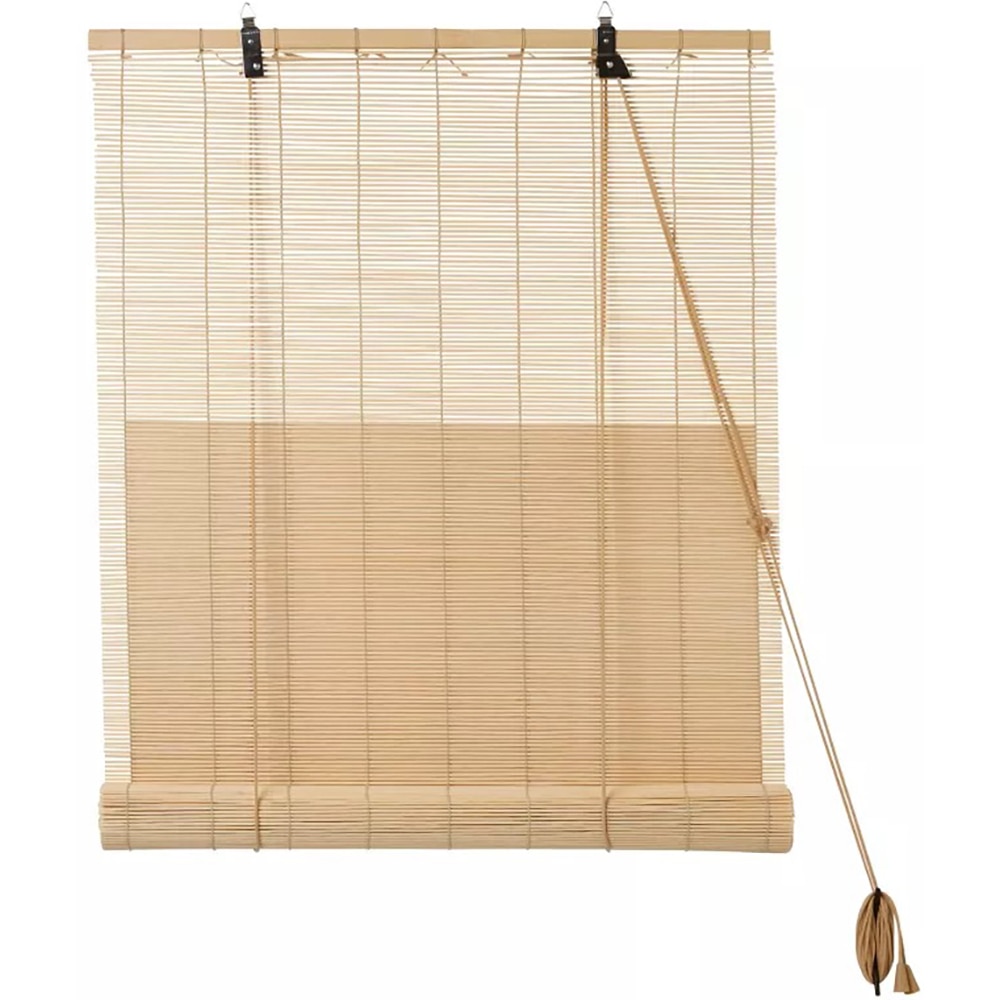 Jaluzea tip rulou cu aspect natural COLOURS, 60 x 180 cm, bambus, maro