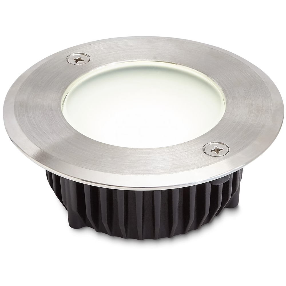 Spot LED incastrat BLOOMA Flax, 5.5W, 300lm, IP65 & IP67, argintiu