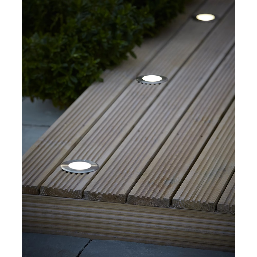 Spot LED incastrat BLOOMA Flax, 5.5W, 300lm, IP65 & IP67, argintiu