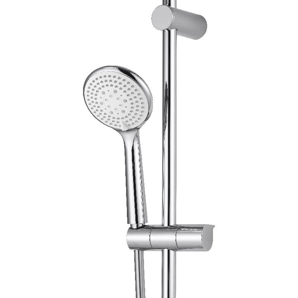 Sistem dus GOODHOME Cavally, 3 functii, crom