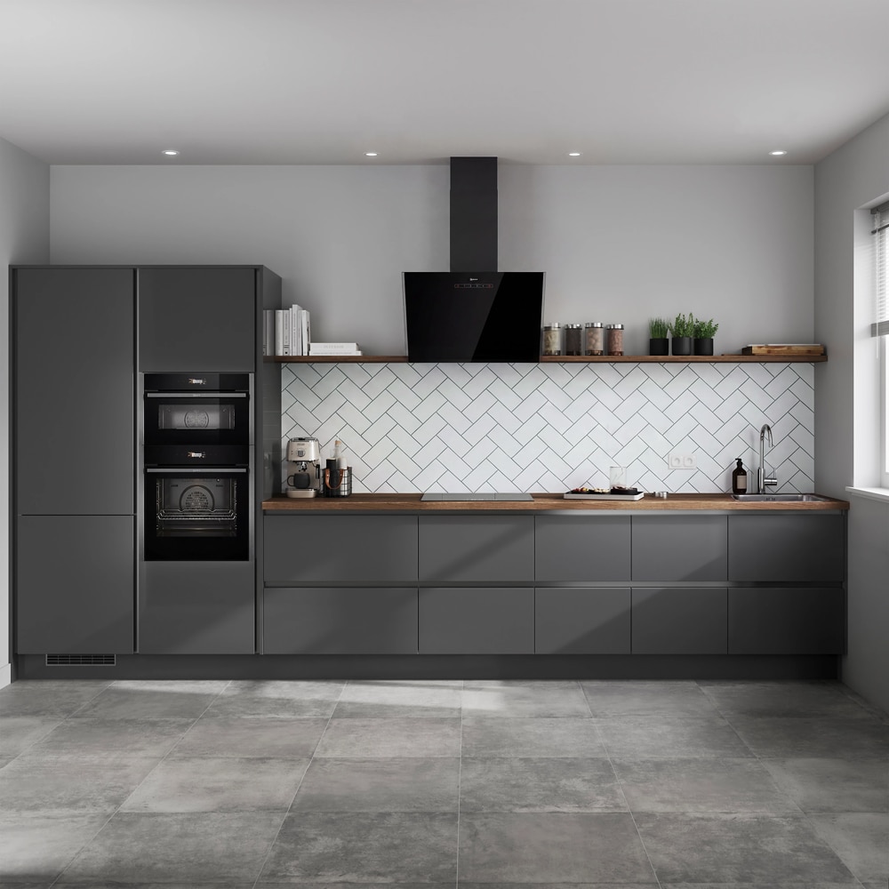 Front usa GOODHOME Stevia, MDF, 49.7 x 35.6 x 1.8 cm, gri