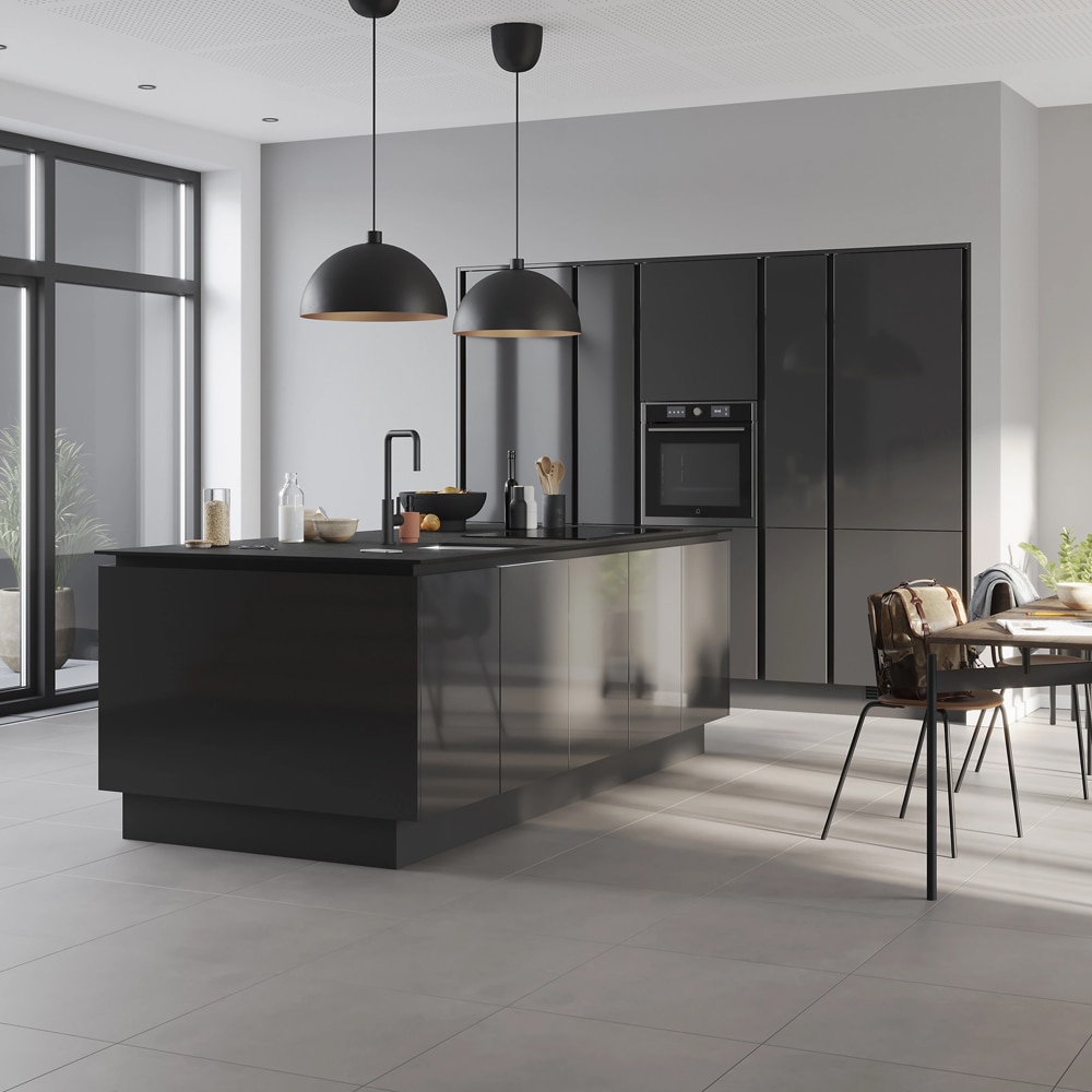 Front usa GOODHOME Stevia, MDF, 49.7 x 35.6 x 1.8 cm, gri