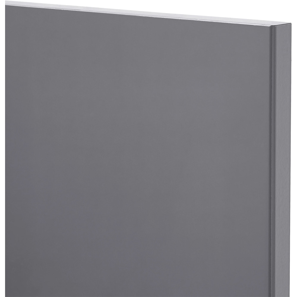 Front usa cu 3 sertare GOODHOME Stevia, MDF, 59.7 x 71.5 x 1.8 cm, Gri