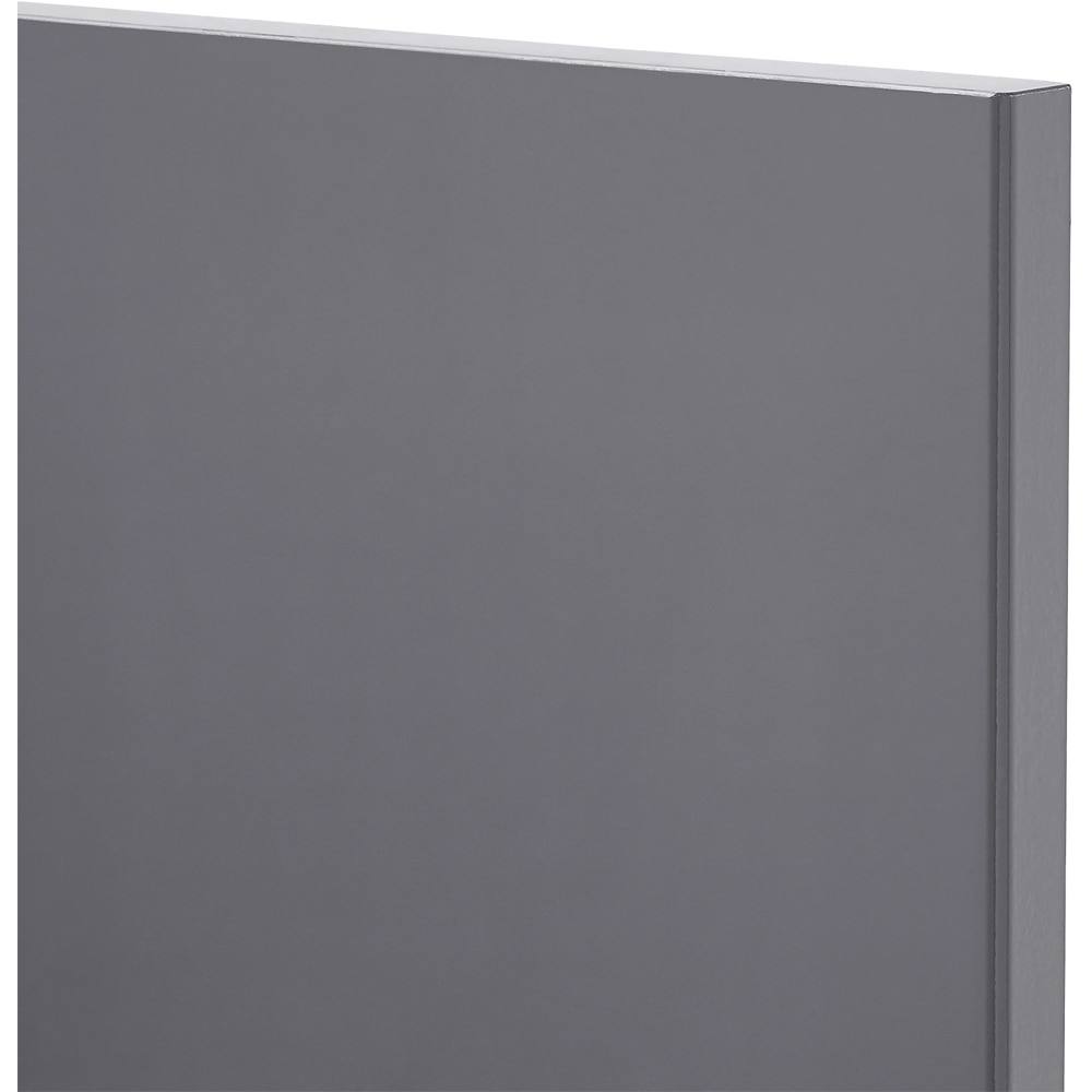 Front usa cu 3 sertare GOODHOME Stevia, MDF, 79.7 x 71.5 x 1.8 cm, Gri