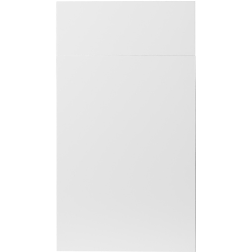 Front usa si sertar GOODHOME Stevia, MDF, 39.7 x 71.5 x 1.8 cm, Alb
