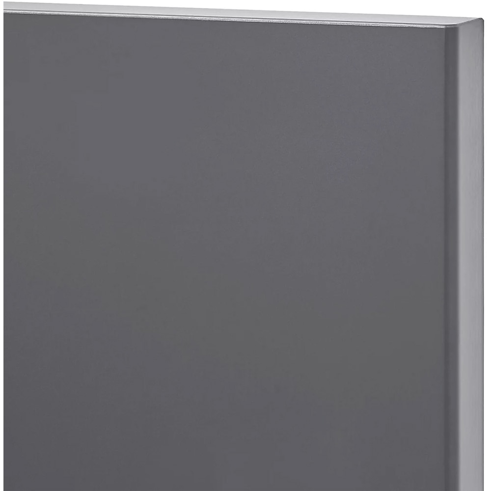 Front usa si sertar GOODHOME Stevia, MDF, 49.7 x 71.5 x 1.8 cm, Gri