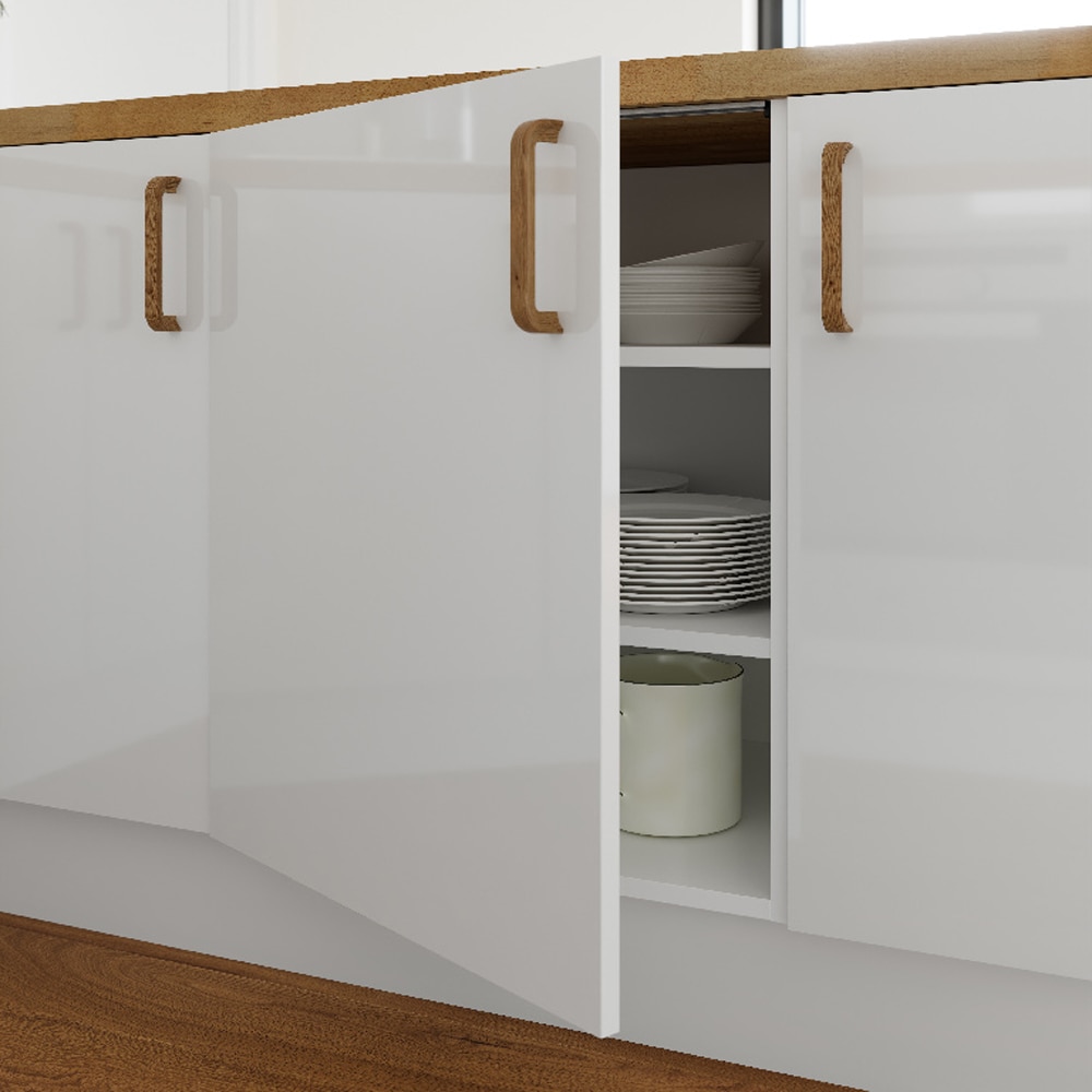 Front usa GOODHOME Stevia, MDF, 59.7 x 71.5 x 1.8 cm, alb