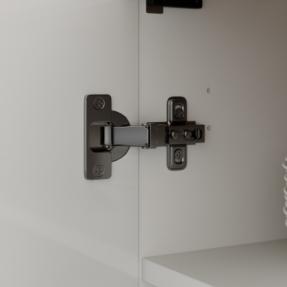 Front usa GOODHOME Stevia, MDF, 59.7 x 71.5 x 1.8 cm, alb