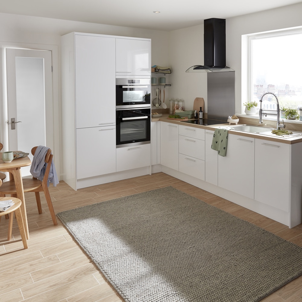 Front usa GOODHOME Stevia, MDF, 59.7 x 71.5 x 1.8 cm, alb