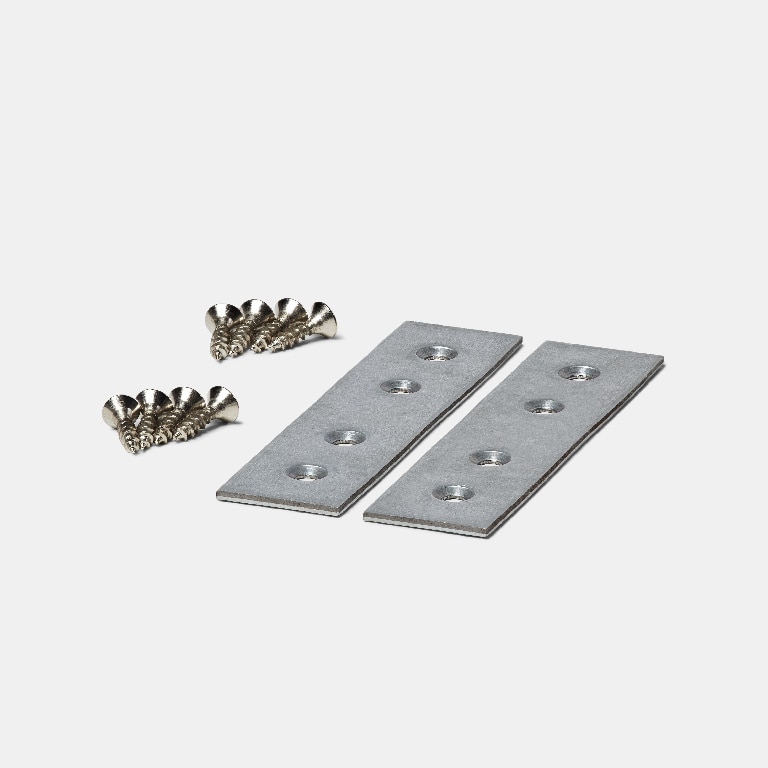 Placa de imbinare GOODHOME Caraway, otel galvanizat, 160 x 25 mm, 2 bucati