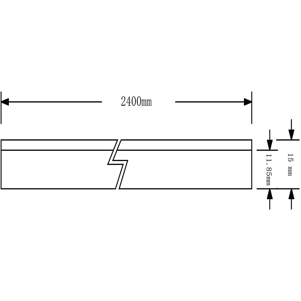Plinta de bucatarie GOODHOME 100623811, PVC, 2.4 m, transparent
