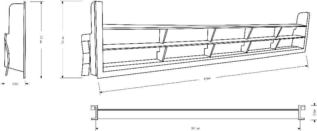 Plinta ventilator GOODHOME Cicely, 40 cm, argintiu