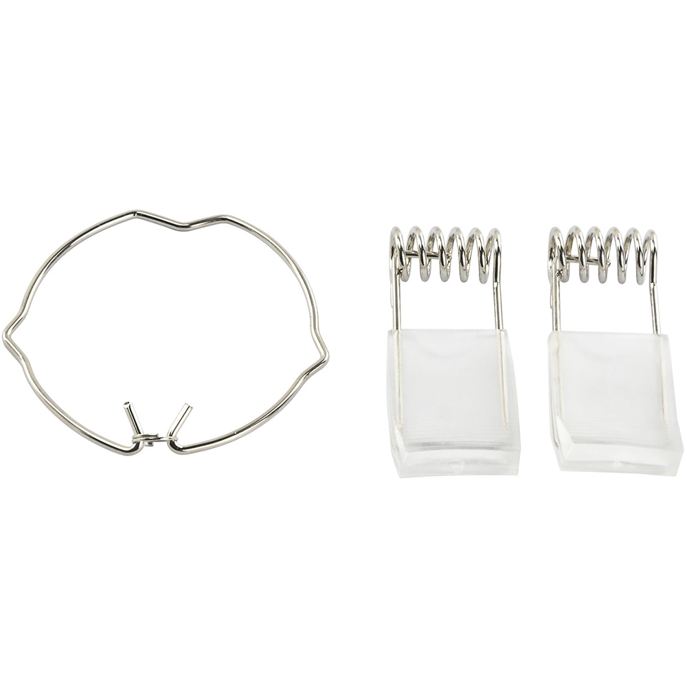 Set accesorii cleme pentru spot Colours, IP20, argintiu