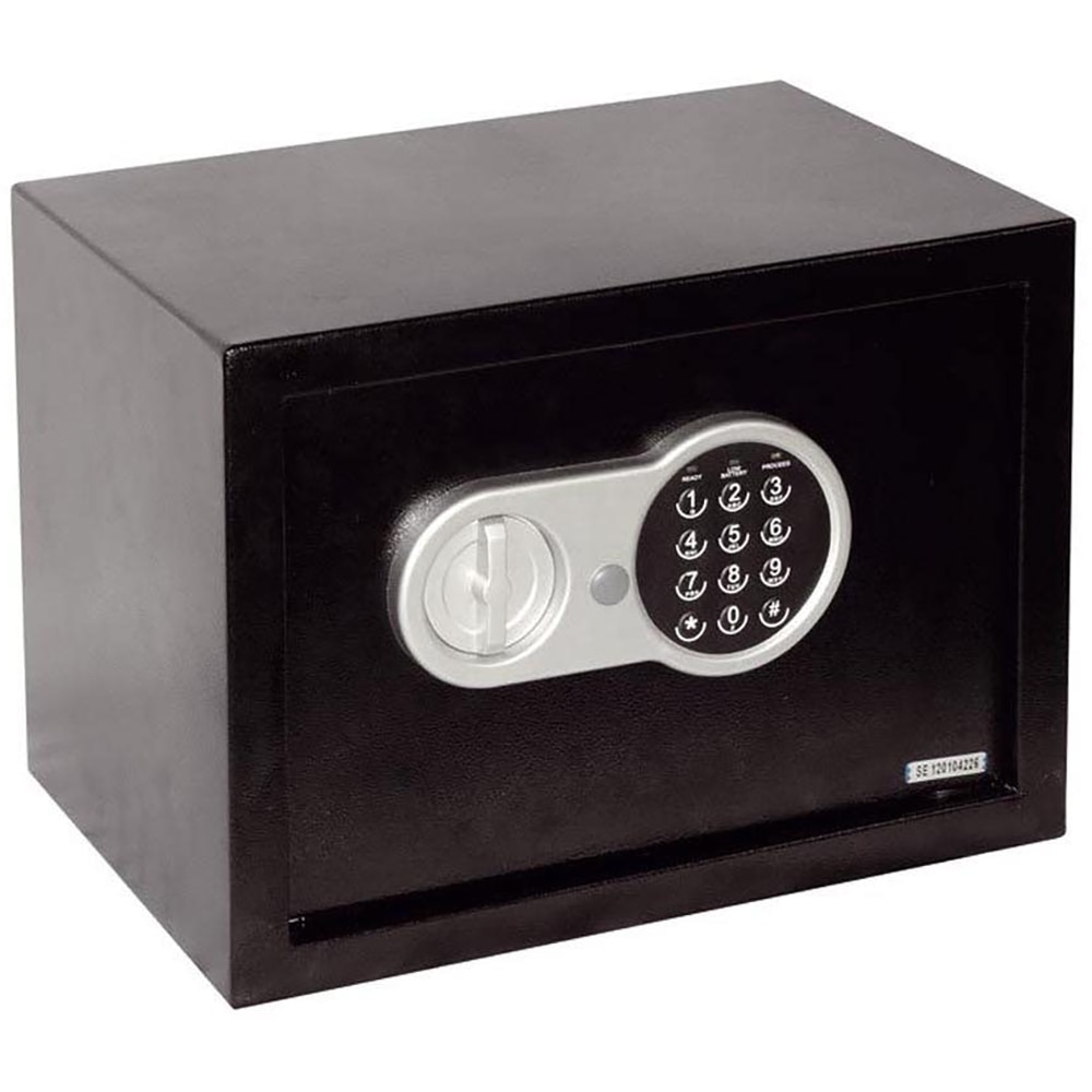 Seif digital SMITH AND LOCKE, 25x35x25 cm, negru