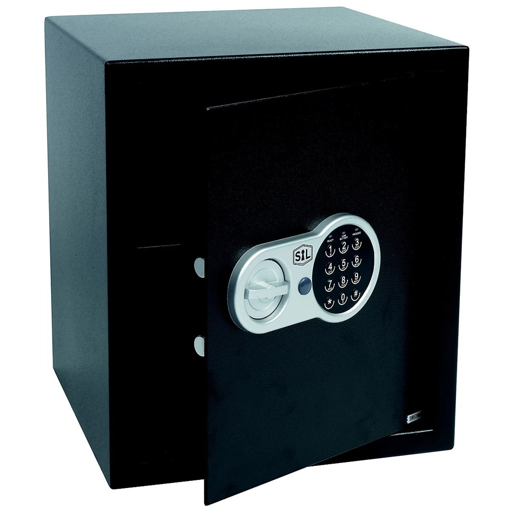 Seif mobila SMITH AND LOCKE, inchidere electronica, 400 x 350 x 350mm, negru