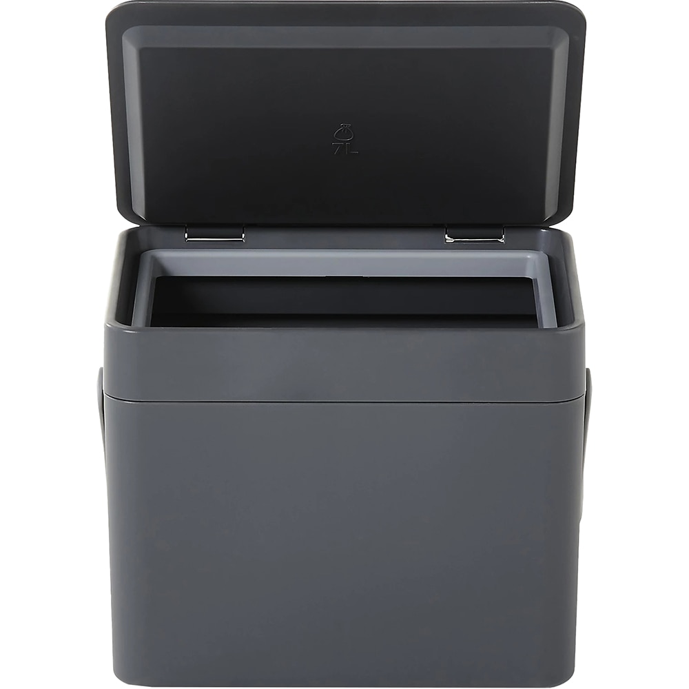 Cos de gunoi Kora GOODHOME, 7l, metal si plastic, gri